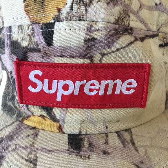 Supreme Aspen Wood Camo Side Mesh Camp Cap